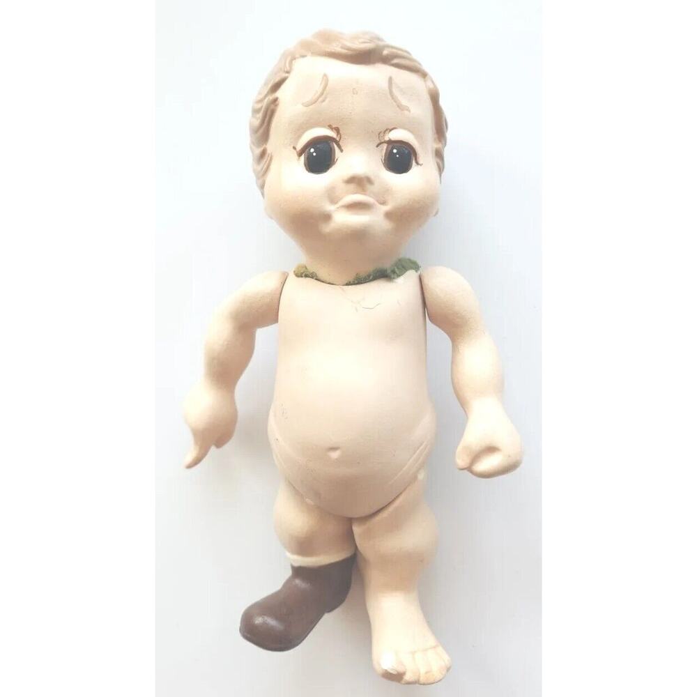 Rare 1973 FB Thompson Bisque Doll Porcelain Painted 7" tall U182